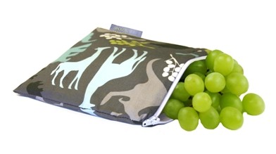 Itzy Ritzy_Snack Happened_Reusable Snack Bag_Urban Jungle Blue